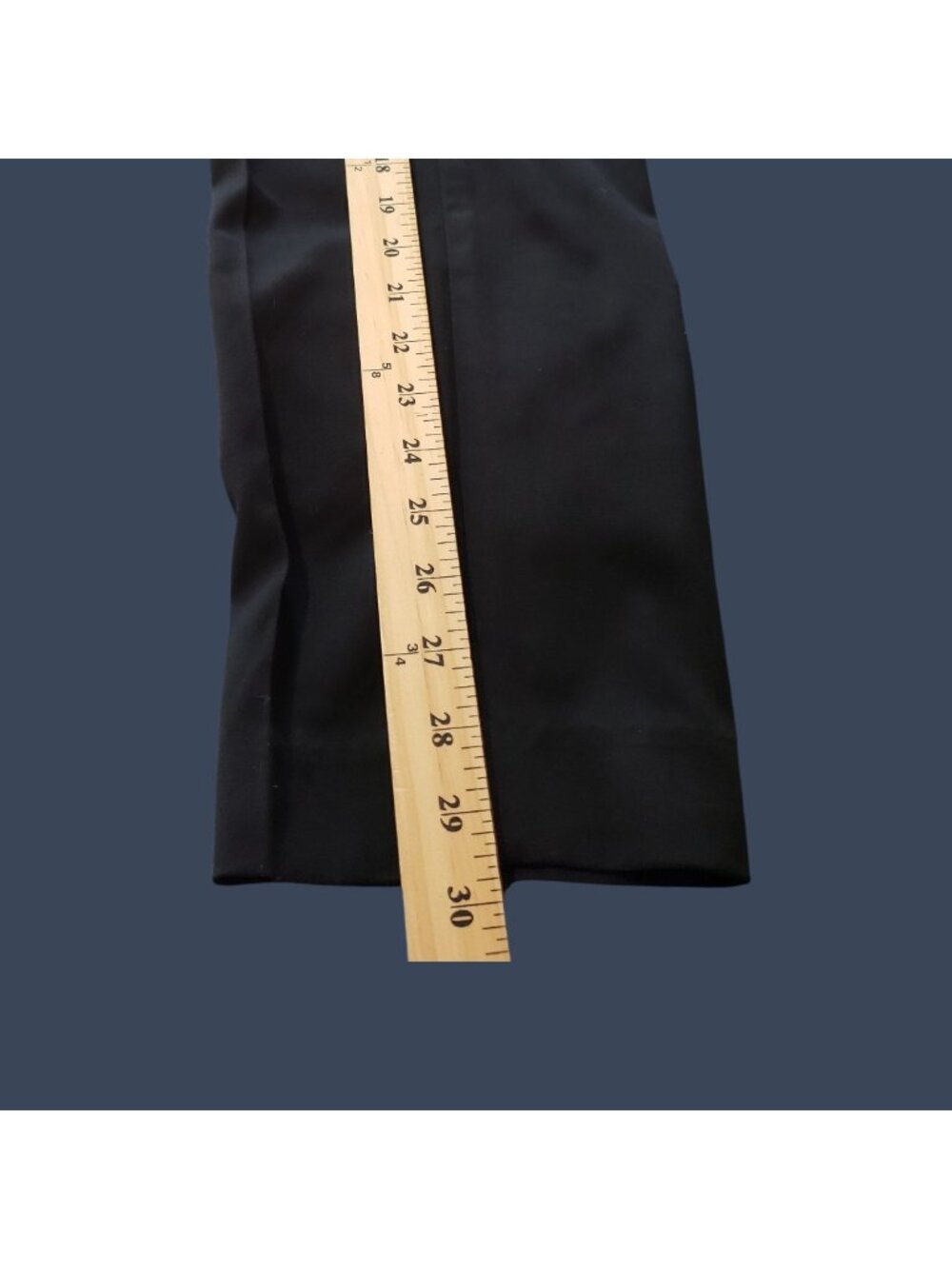 Briggs NY Womens Pleated Straight Dress Pants Black Size 8 - Picture 8 of 16